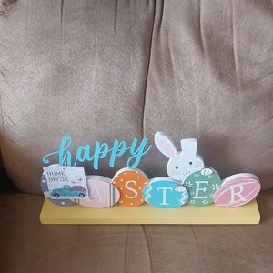 ✝️ Easter Bunny and Eggs Decor